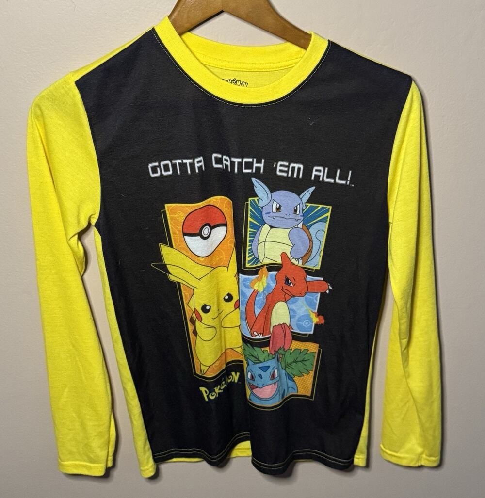 Pokemon official long sleeve T-shirt, youth 14/16